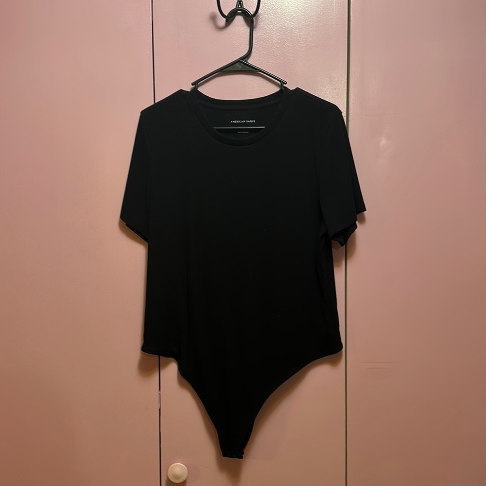 American Eagle black bodysuit.